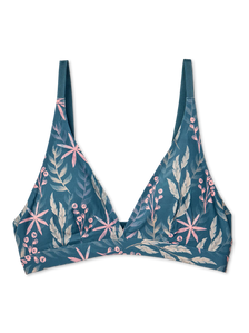Bralette triangulaire sans coutures pour femmes Prairie d'herbes