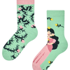Chaussettes rigolotes pour enfants Princesse rose