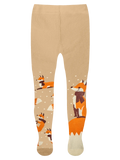 Collants rigolos pour enfants Renard avec écharpe