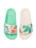 Sandales rigolotes pour enfants Skatepark dinosaure
