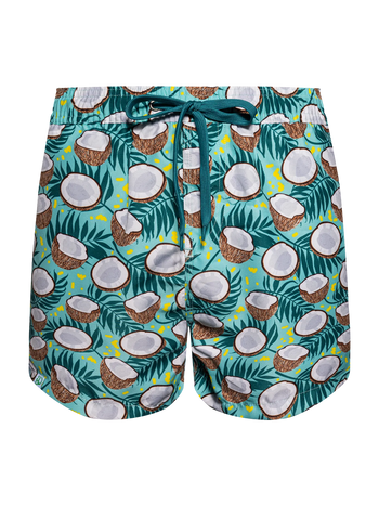 Short de bain rigolo pour hommes Noix de coco