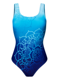 Maillot de bain une pièce rigolo pour femmes Mandala aquatique