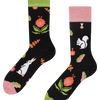 Chaussettes rigolotes en fibres de bambou Jardin folklorique