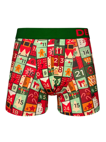 Boxer rigolo pour hommes Calendrier de l'Avent