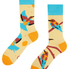 Chaussettes rigolotes en fibres de bambou Oiseau guêpier