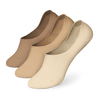 Paquet de 3 paires de chaussettes invisibles en coton Naturel