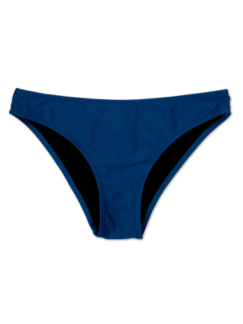 Culotte bikini bleu foncé