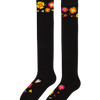 Chaussettes rigolotes hautes au-dessus des genoux Aime-moi, ne m’aime pas
