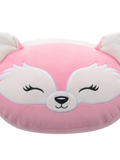 Peluche Squishmallows Stackables de 30 cm Rhiannon le renard rose aux yeux fermés