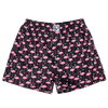 Caleçon rigolo pour hommes Cœurs et Flamants roses