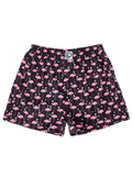 Caleçon rigolo pour hommes Cœurs et Flamants roses