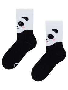 Chaussettes chaudes rigolotes pour enfants Panda joyeux