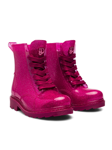 Bottes de pluie à paillettes roses pour enfants