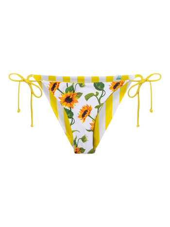 Bas de bikini rigolo Tournesol ensoleillé