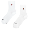 Chaussettes mi-mollet côtelées Sip per Page