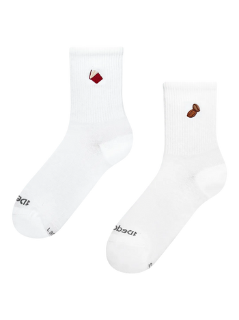 Chaussettes mi-mollet côtelées Sip per Page