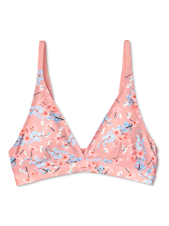 Bralette triangulaire sans coutures pour femmes Flowerbed