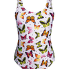 Maillot de bain une pièce rigolo pour femmes Papillons colorés