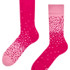 Chaussettes chaudes rose foncé et rose clair
