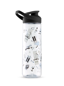 Gourde d’eau rigolote de 700 ml Musique pour piano