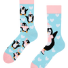 Chaussettes rigolotes Manchot patinant