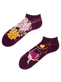 Socquettes rigolotes Vin rouge