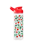Gourde d’eau rigolote de 700 ml Petites fraises