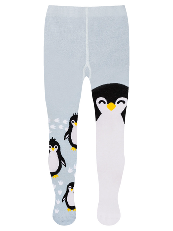 Collants rigolos pour enfants Manchot d’hiver