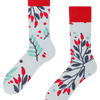 Chaussettes chaudes rigolotes Églantier dans la neige