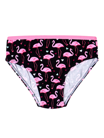 Culotte rigolote pour filles Cœurs et Flamants roses