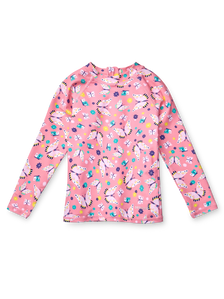 T-shirt de bain anti-UV pour enfants Papillons doux