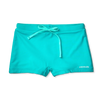Short de bain élastique turquoise pour enfants