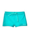 Short de bain élastique turquoise pour enfants