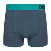 Boxer gris et turquoise pour hommes