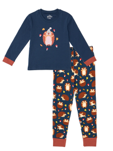 Pyjama rigolo pour enfants Hérisson & champignons