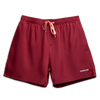 Short de bain pour hommes rhubarbe rouge