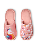 Pantoufles rigolotes pour enfants Licorne dans les nuages