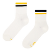 Chaussettes mi-mollet à rayures jaune et noir