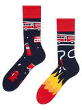 Chaussettes rigolotes Sapeur-pompier