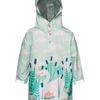Manteau de pluie rigolo pour enfants Cygne flottant