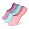 Paquet de 3 paires de chaussettes invisibles en coton Pastel