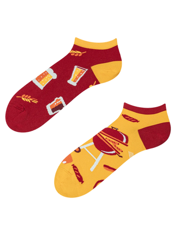 Socquettes rigolotes Bière et barbecue