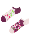 Socquettes rigolotes pour baskets Fleur de cerisier