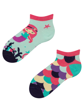 Socquettes rigolotes pour enfants Petite sirène