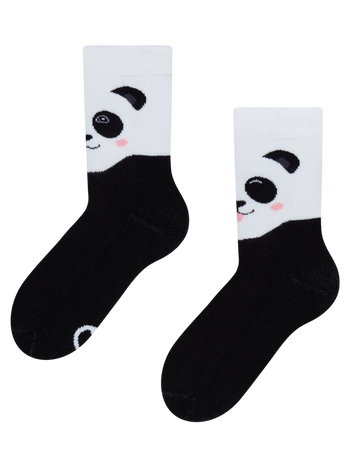 Chaussettes chaudes rigolotes pour enfants Panda joyeux