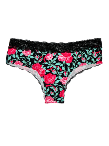 Culotte en dentelle pour femmes Jardin de roses