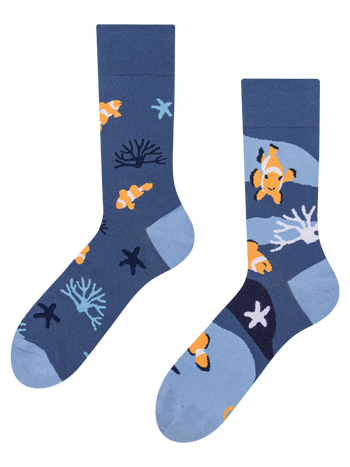 Chaussettes rigolotes Poisson Clown