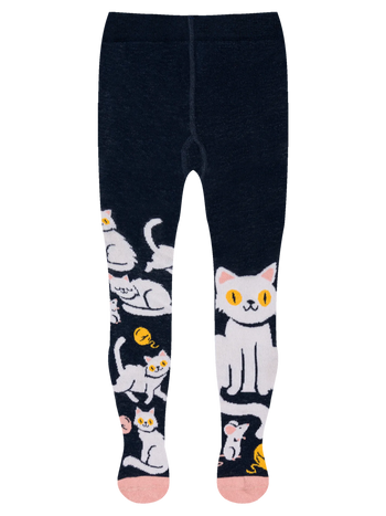 Collants rigolos pour enfants Chaton ludique