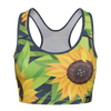Haut de sport rigolo Tournesol et feuilles