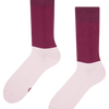Chaussettes bordeaux et roses Équilibre